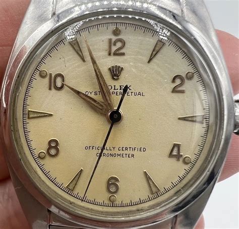 VINTAGE 1948 BUBBLEBACK ROLEX OYSTER PERPETUAL 